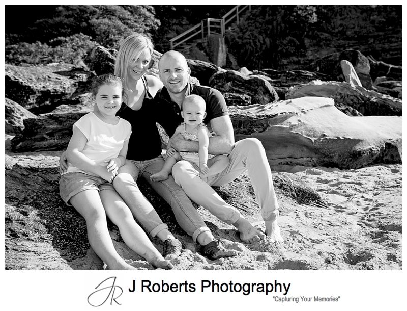 Family Portrait Photography Sydney Early morning Whale Beach Using a Gift Voucher